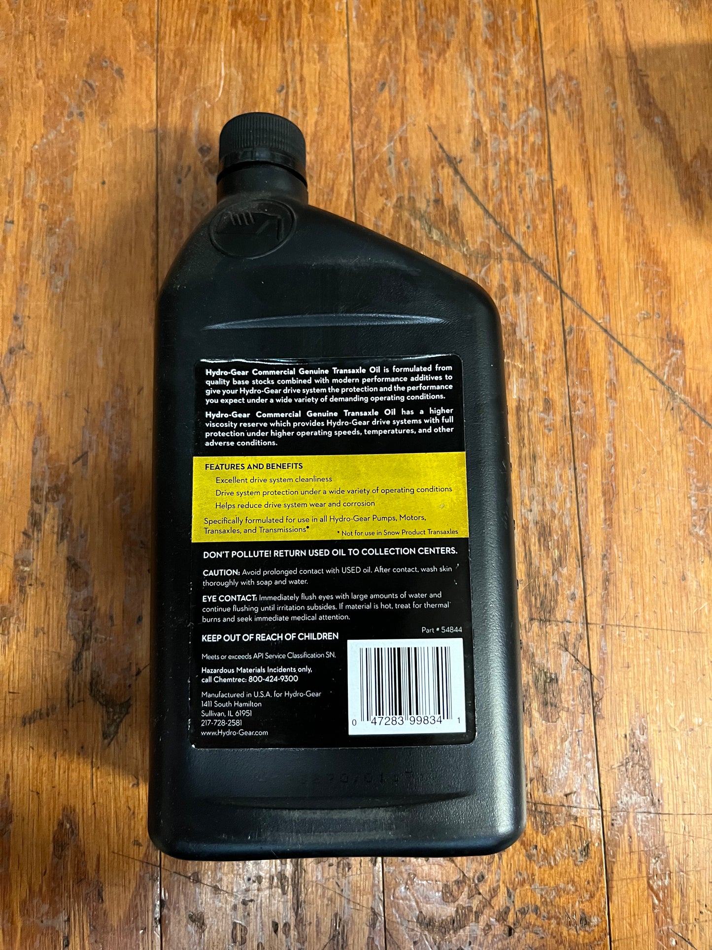 Hydro Gear Genuine Transaxle Oil 54844