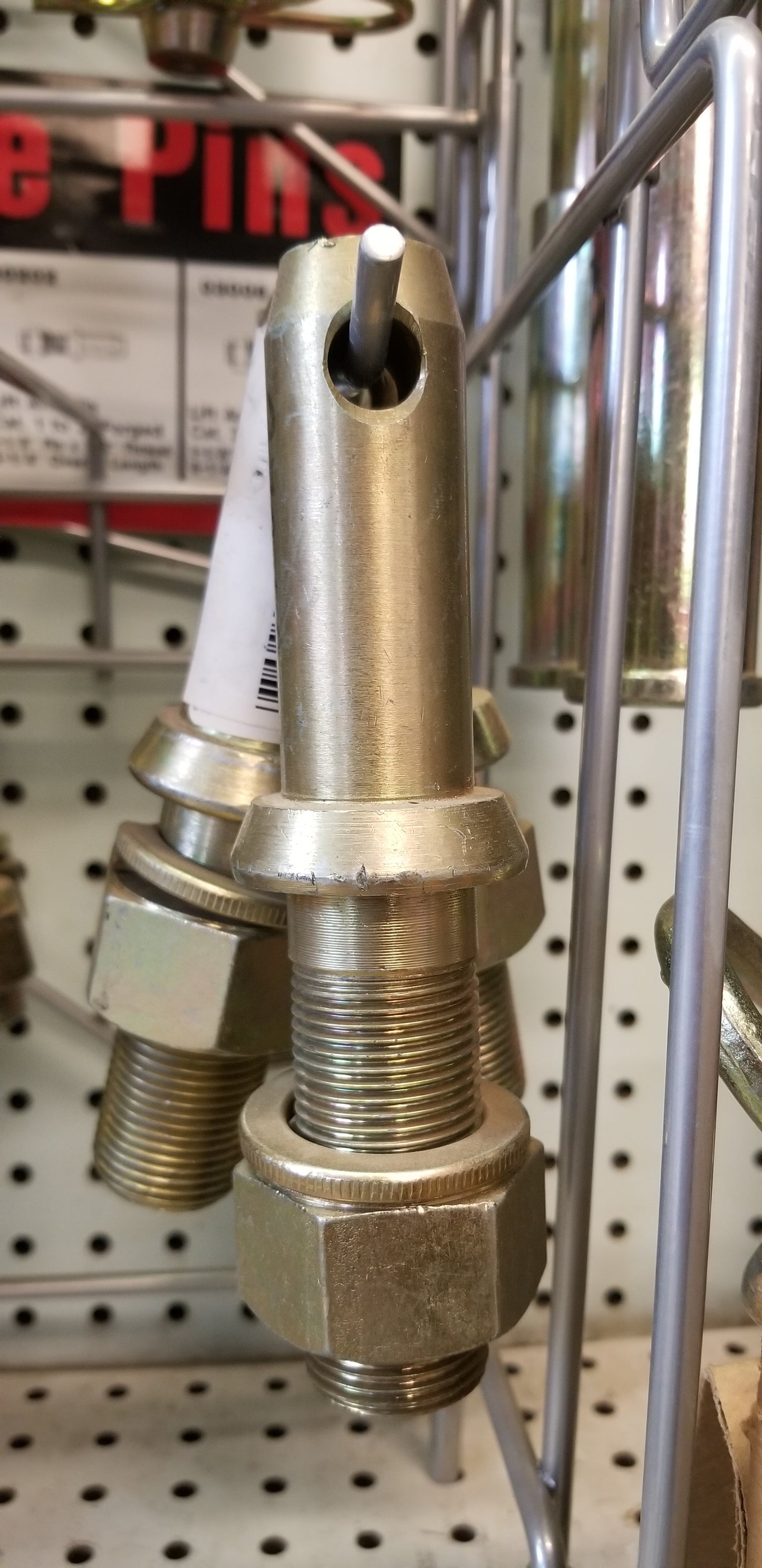 FX03006 Lift Arm Pin, Category 2, Forged, 1⅛ Pin X 1⅛ Thread, 6¼ Overall Length