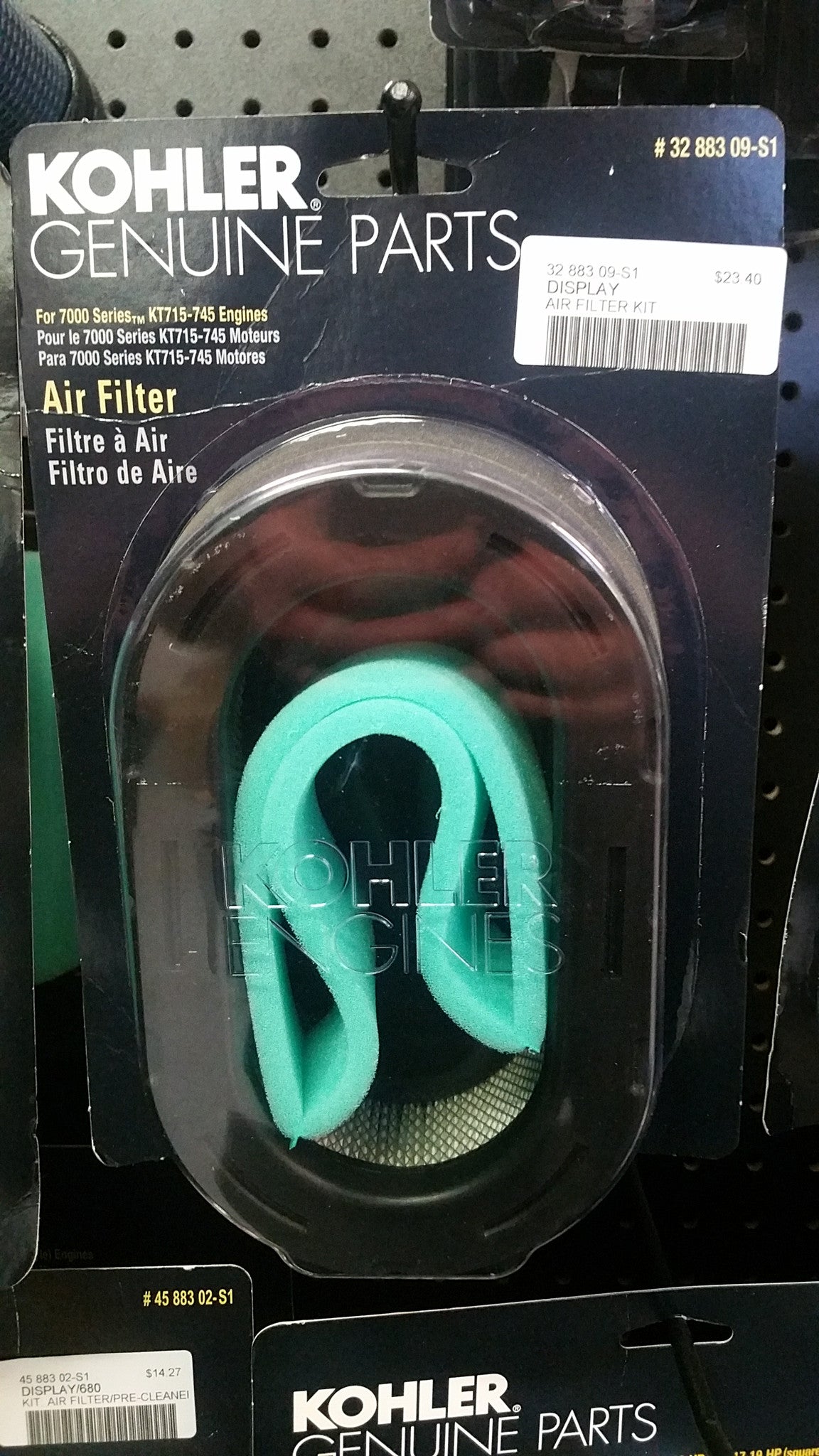 32 883 09-S1 AIR FILTER KIT