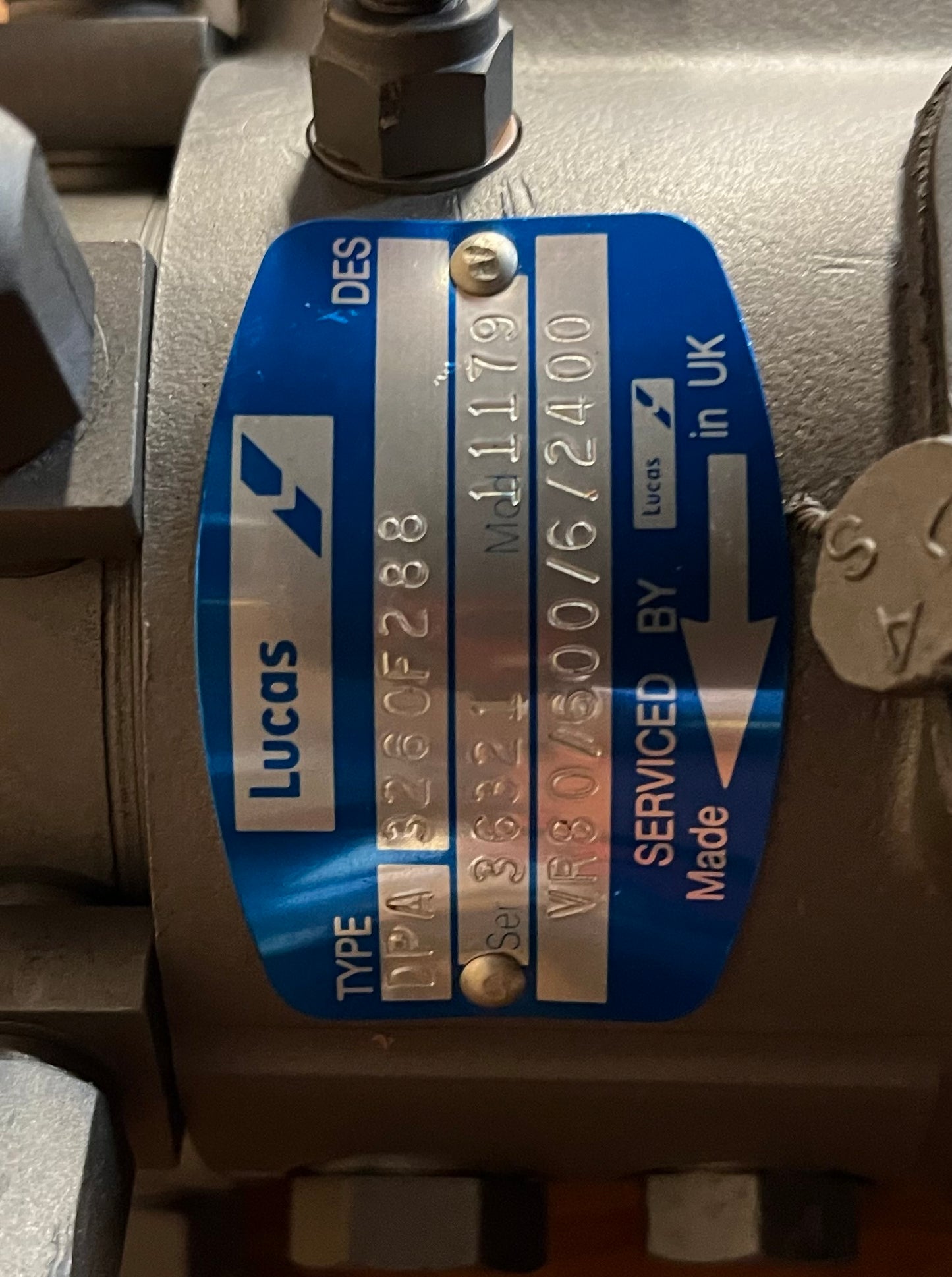 1447286M91 Massey Ferguson Injection Pump