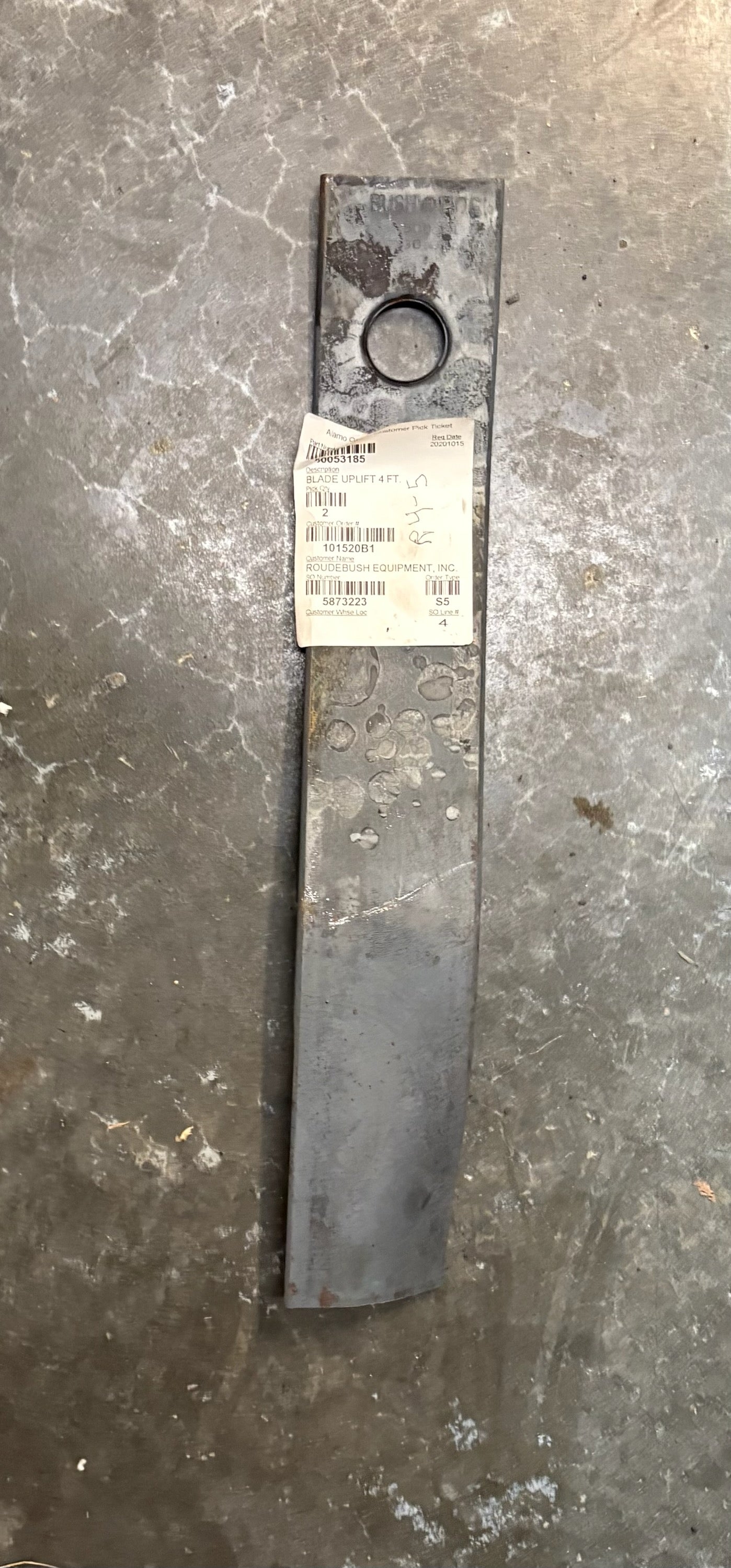 50053185   BLADE UPLIFT 4 FT.