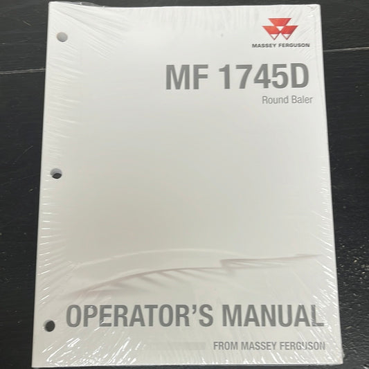 Massey Ferguson 1745D Operator Manual