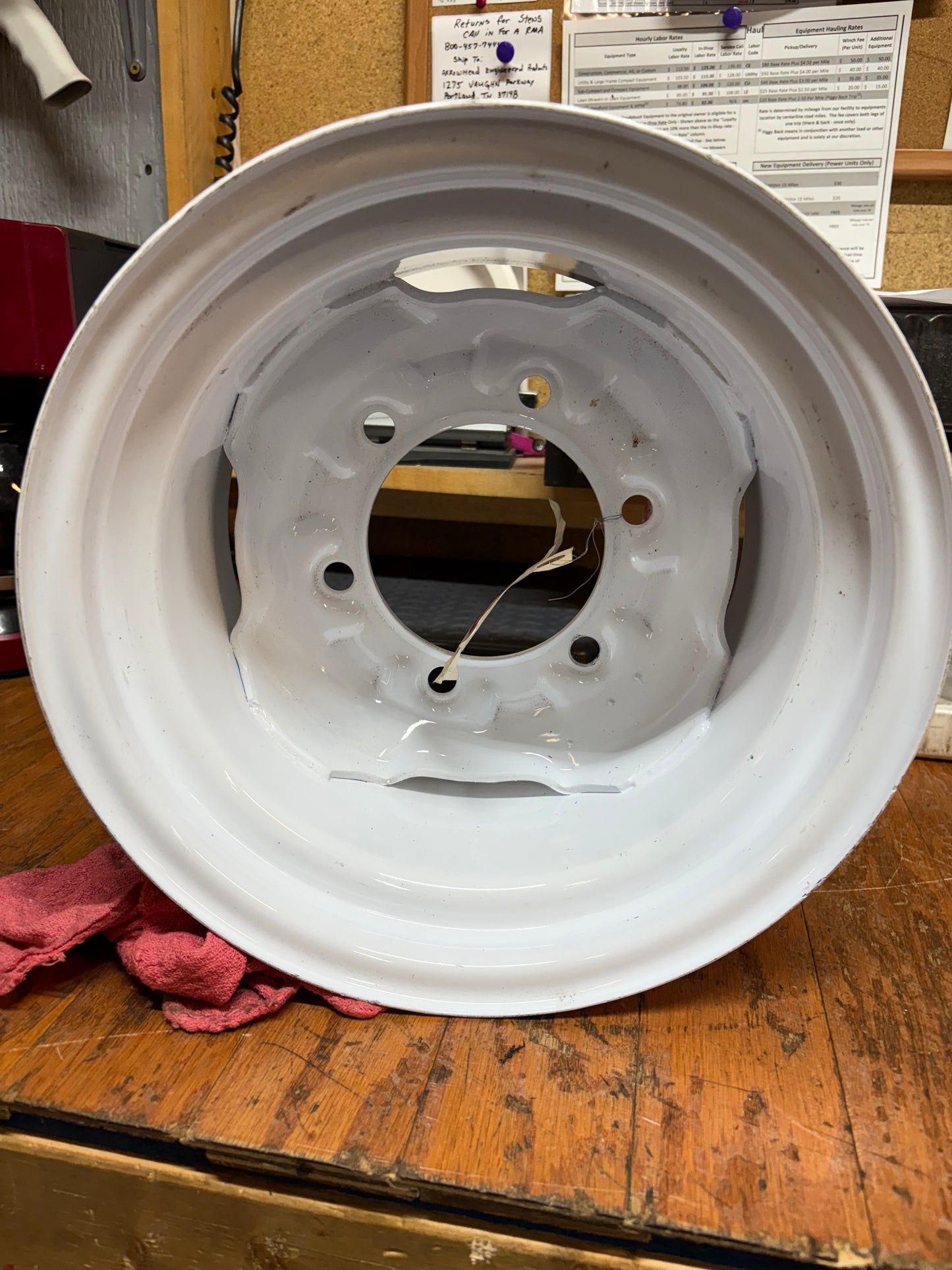 Wheel Bush Hog New. 50044026