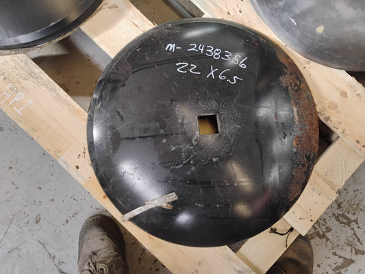 2438356   22 X 6.5MM CONCAVE SOLID DISC