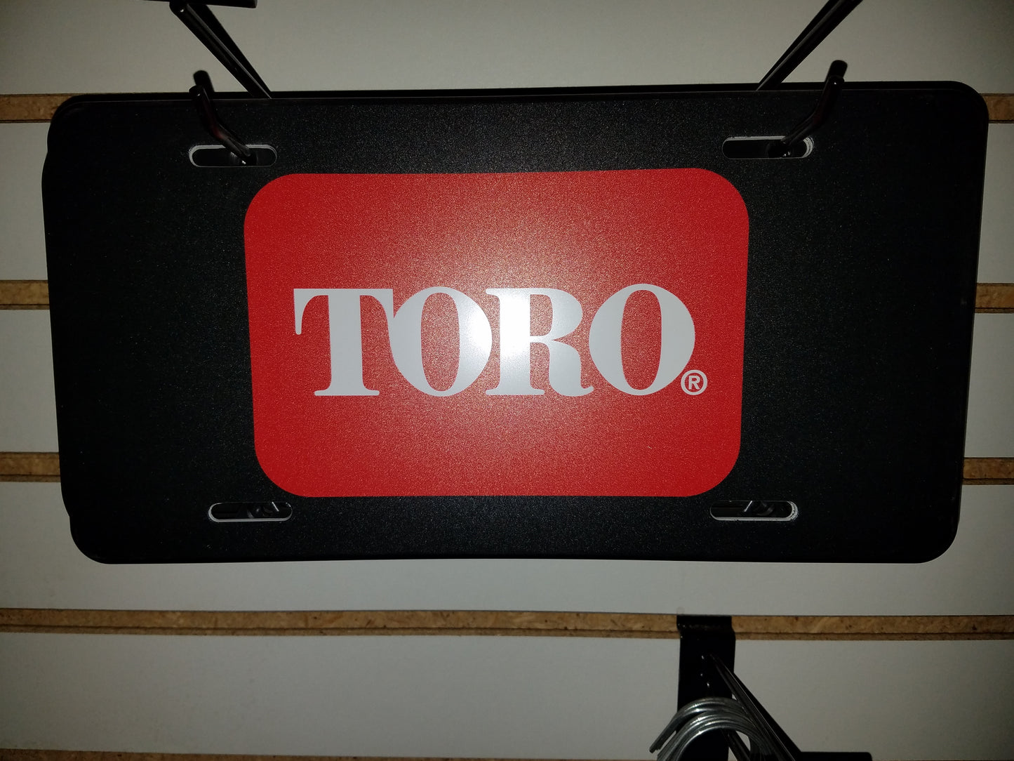 Toro License Plate