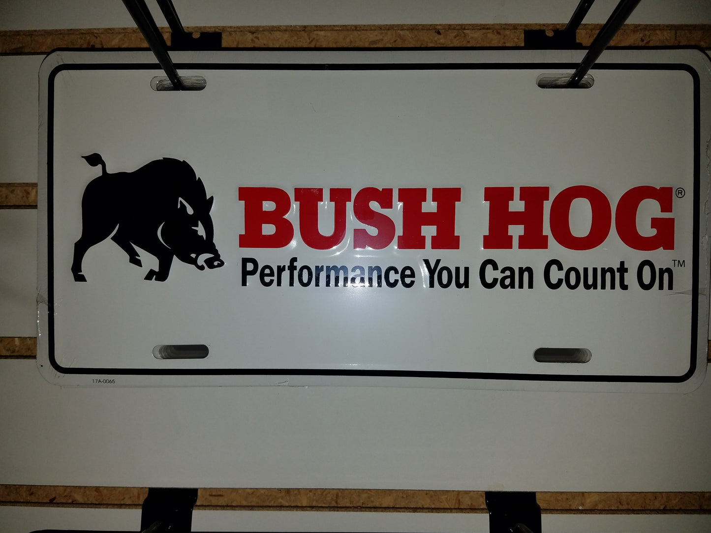 Bush Hog License Plate