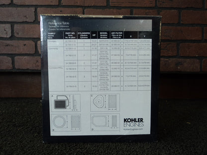 KOHLER Engine Maintenance Kit Command PRO Twin Cylinder Series 18-30 HP 24 789 02-S