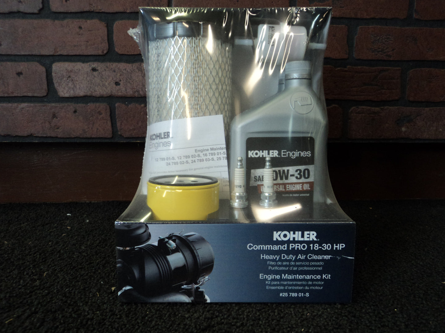 KOHLER Engine Maintenance Kit Command PRO 18-30 HP (With Heavy Duty Air Cleaner) 25 789 01-S