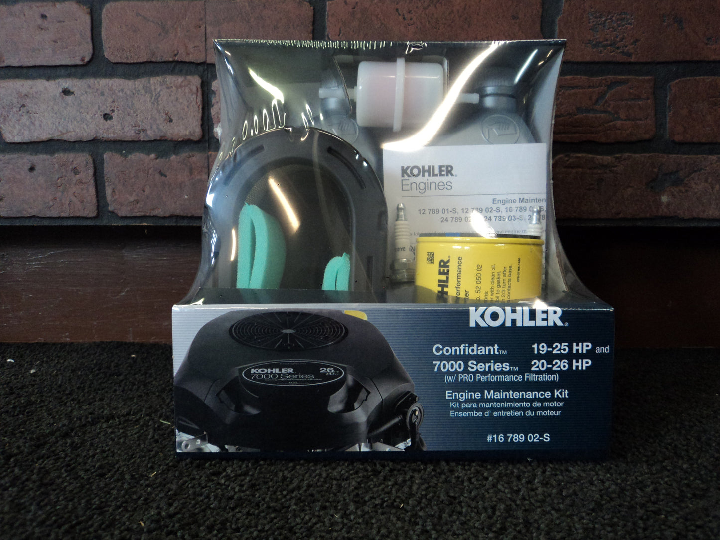 16 789 02-S KOHLER Engine Maint Kit Confidant 19-25 HP, 7000 Series 20-26 HP (With PRO Filtration)  KT715, KT725, KT730, KT735, KT740, and KT745