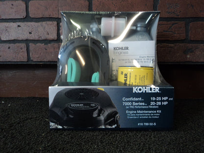 16 789 02-S KOHLER Engine Maint Kit Confidant 19-25 HP, 7000 Series 20-26 HP (With PRO Filtration)  KT715, KT725, KT730, KT735, KT740, and KT745