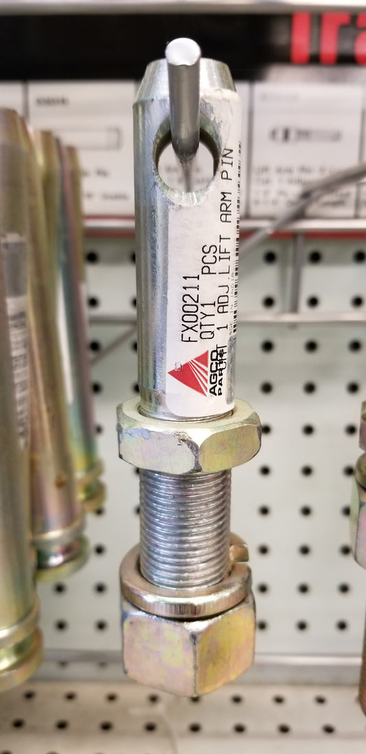 FX00211   Lift Arm Pin, Category 1, Adjustable, ⅞ Pin X ⅞ Thread, 5¼ Overall Length
