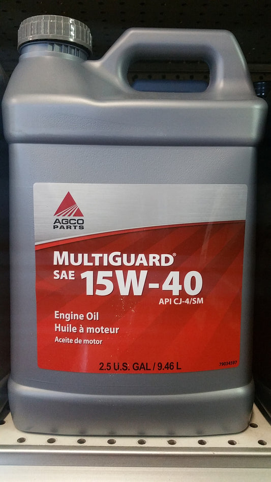 79034597   OIL-ENG 15W-40 2.5 gal C