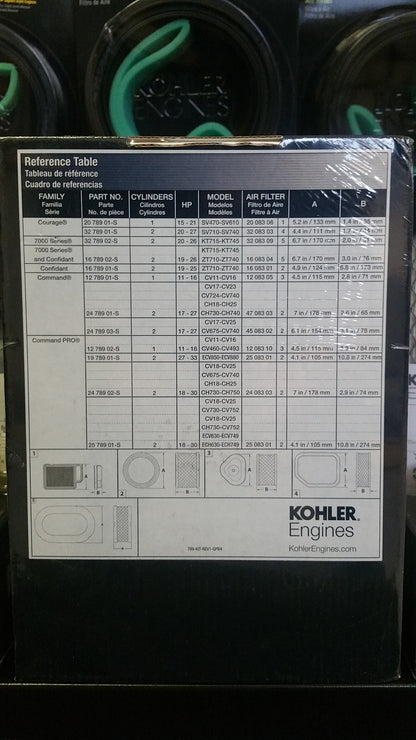 16 789 01-S Kohler Confidant Maintenance Kit 19-25 HP