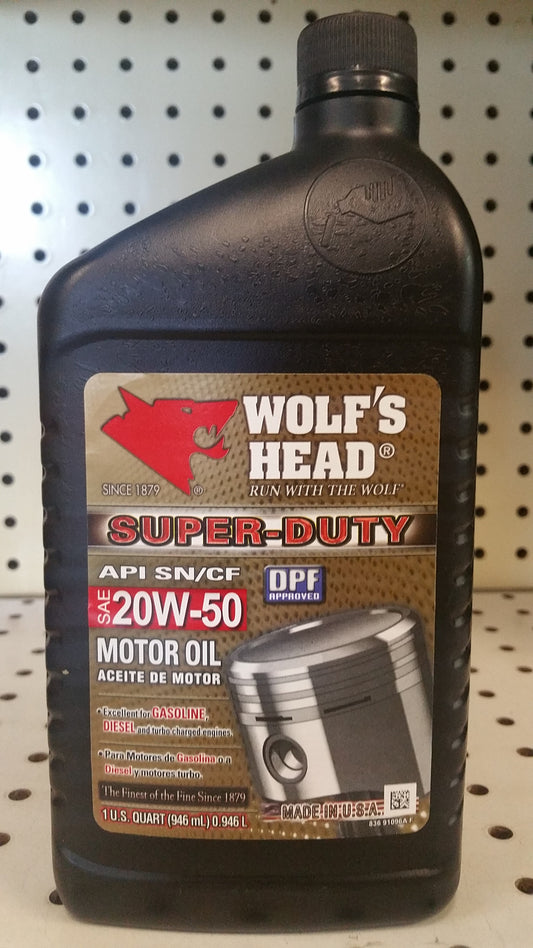 836-91096   20W50 Super Duty Motor Oil