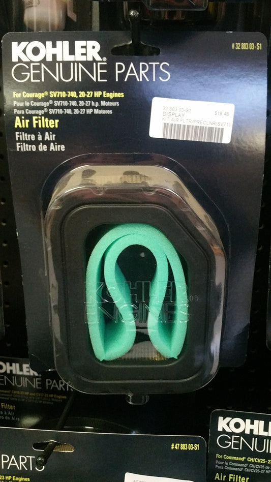 32 883 03-S1   KIT:AIR FLTR/PRECLNR(SV710-740